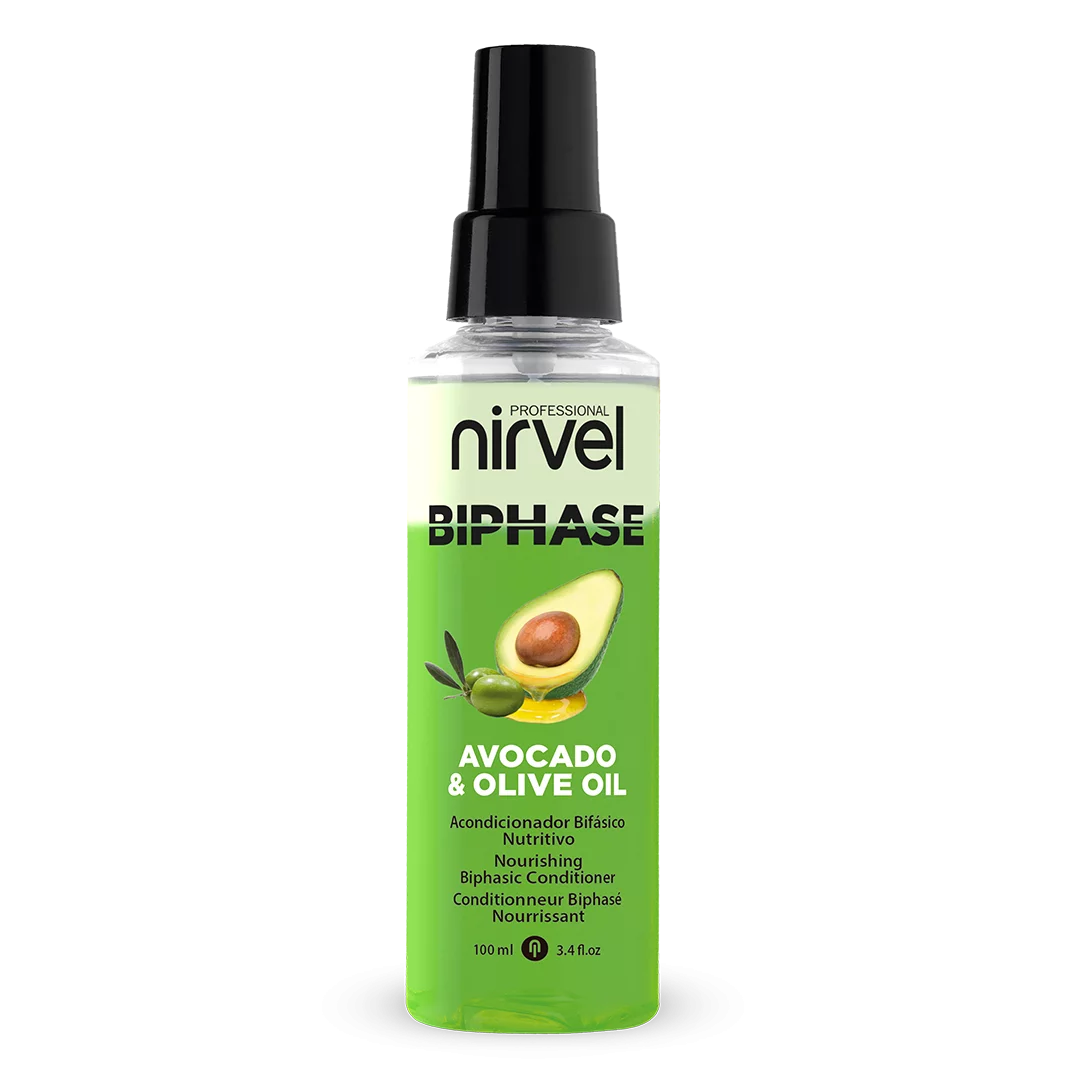 Revitalisant sans rinçage Biphase à l'avocat et l'huile d'olive
