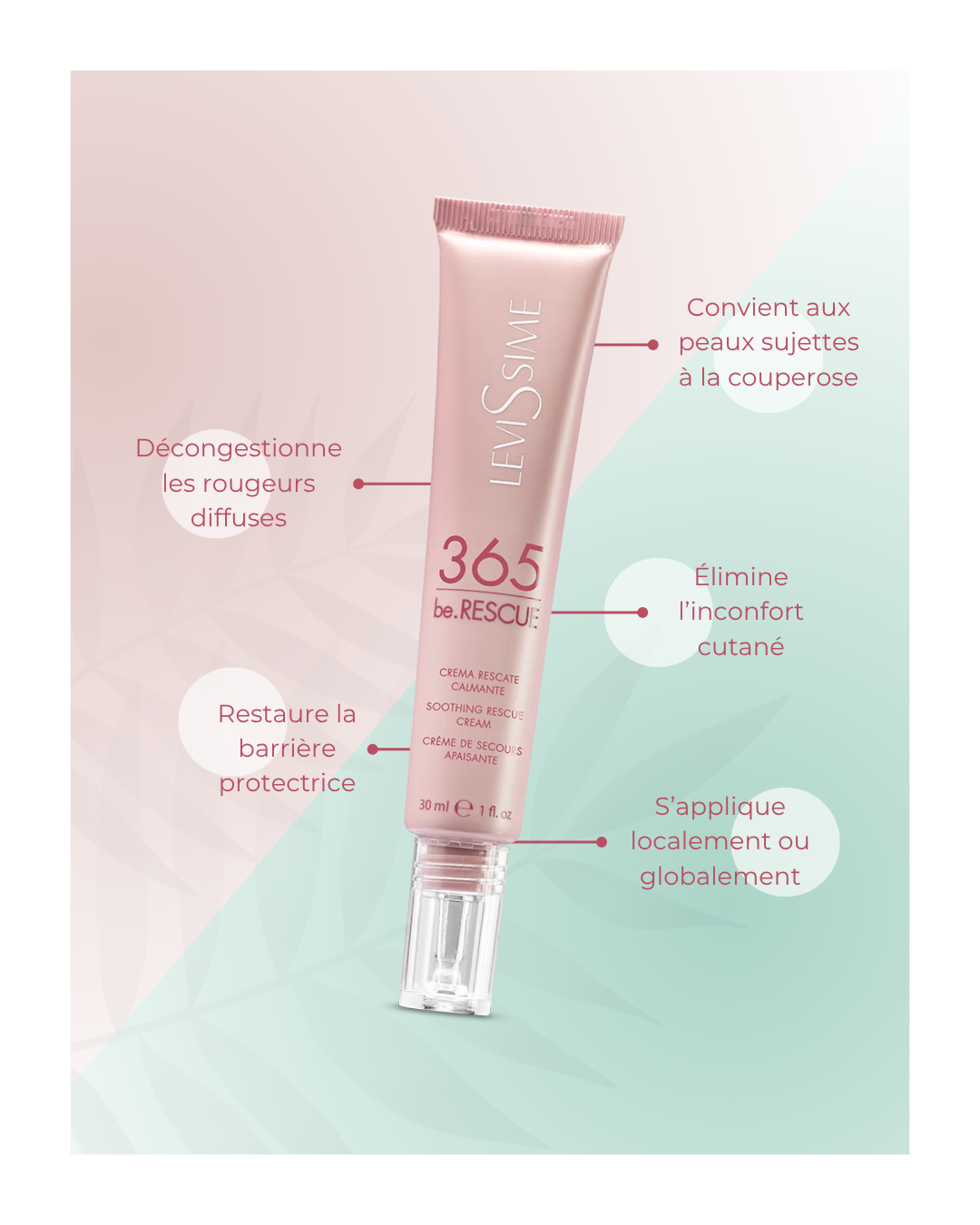 Crème de secours apaisante Be.Rescue